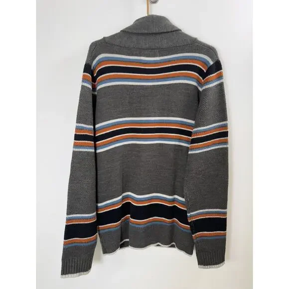 NWOT Brave Soul Aztec Men's Button Up Heavy Cardigan Shawl Neck Southwestern M - Picture 4 of 8